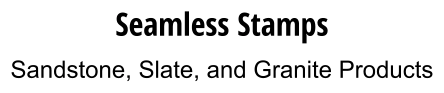 Seamless Stamps Sandstone, Slate, and Granite Products